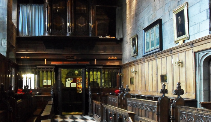 Parts of the Father Smith Organ are now in Durham Castle's Tunstall Chapel,which is used for college services and occasional concerts. 